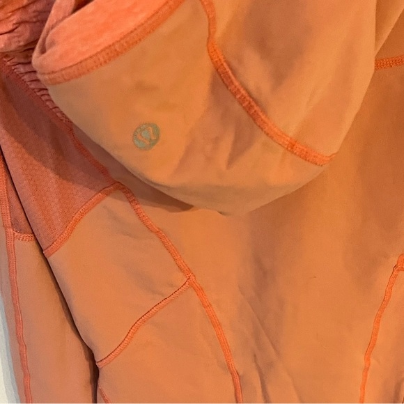 lululemon alpine pullover half zip in persimmon size 6/8 - Picture 13 of 13